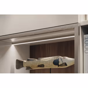 Profil nawierzchniowy LOOX5 2101 do taśm LED 8 mm - aluminium/biały / dł. 300 cm