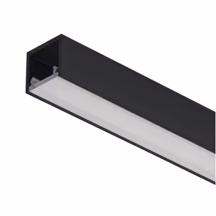 Profil nawierzchniowy LOOX5 2102 do taśm LED 8 mm - czarny/biały / wys. 12 mm / dł. 300 cm