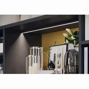 Profil nawierzchniowy LOOX5 2102 do taśm LED 8 mm - aluminium/biały / wys. 12 mm / dł. 300 cm
