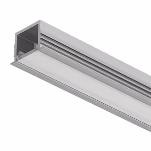 Profil wpuszczany LOOX5 1103 do taśm LED 8 mm - aluminium/biały / gł. 12 mm / dł. 300 cm