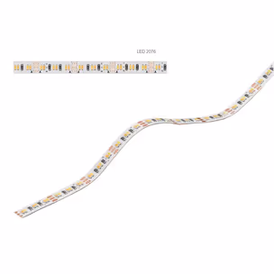 Taśma LED Häfele Loox5 2076, 12V, 8mm, 2x120LED/m, 9,6W/m, 2700-5000K, IP20, 5m