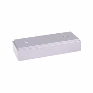 Nóżka prostokątna K160 - chrom mat / wys. 2 cm