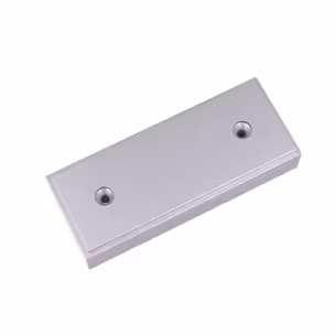 Nóżka prostokątna K160 - chrom mat / wys. 2 cm