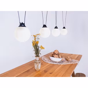 Lampa wisząca COBEN HANGMAN GLASS 4 - czarny