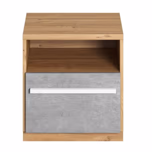 Szafka nocna PLANO PN-09 - dąb nash/beton