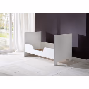 Łóżeczko dziecięce OLIVIA BABY 140x70 - biały mat