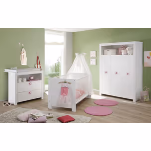Szafa 3-drzwiowa OLIVIA BABY - biały mat