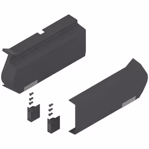 Zaślepki duże Servo-Drive AVENTOS HF z akcesoriami - ciemnoszary