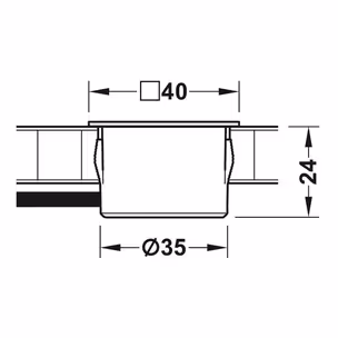 Podwójne gniazdo USB LOOX ESC 2001 modułowe - biały mat / 12 V