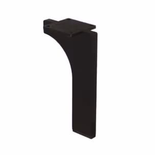 Nóżka meblowa NS34 Czarny Mat H=120 mm Stal grubość 4 mm