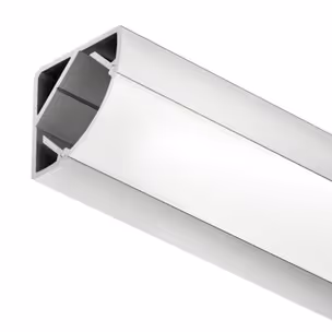 Profil narożny LOOX 2195 do taśm LED 10 mm - aluminium/biały / 20x20 mm / dł. 250 cm