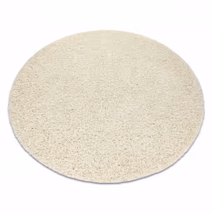 Dywan okrągły CREAM shaggy 5cm - krem