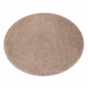 Dywan okrągły CAPPUCINO shaggy 5cm - beż