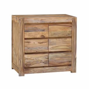 Drewniana komoda z szufladami ML-04-TP - palisander teak