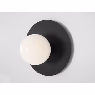 Lampa ścienna SKIVA BALL S - czarny