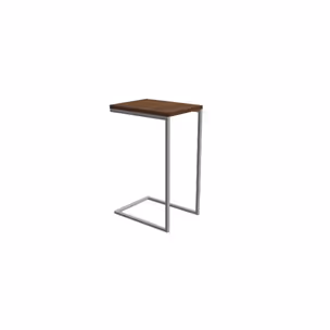 Stolik LUPE SOLID WOOD 30 - dąb/biały