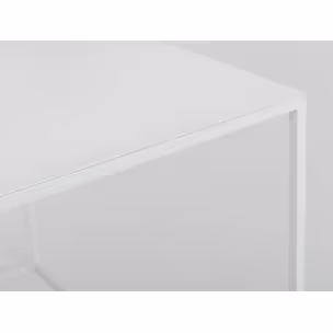 Stół kawowy TENSIO METAL 100x60 - biały