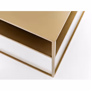 Stół kawowy TENSIO 2 FLOOR METAL 100x60 - złoty