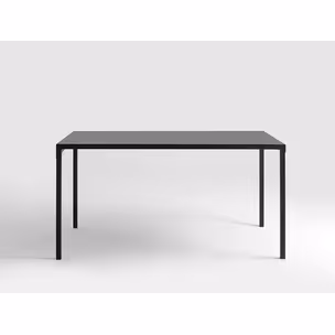 Stół jadalniany OBROOS METAL 140x80 - czarny
