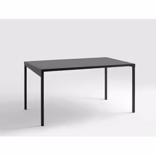 Stół jadalniany OBROOS METAL 140x80 - czarny