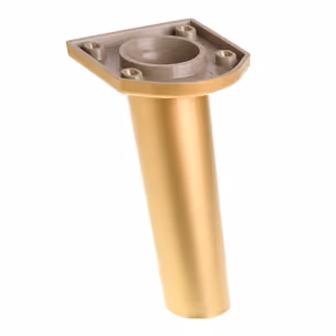 Nóżka K440 z płytką montażową - złoty mat lakier / wys. 12 cm