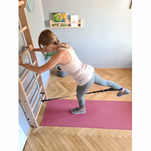 Drabinka gimnastyczna BenchK 111 z regulowanym drążkiem