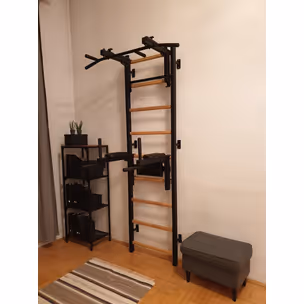Drabinka sportowa BenchK 732B z osprzętem - czarny
