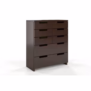 Komoda bukowa SPECTRUM 8 szuflad - palisander