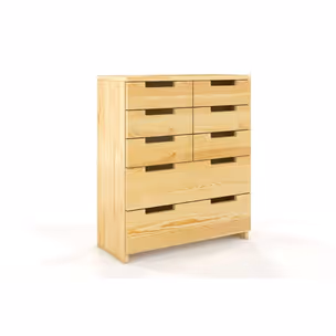 Komoda sosnowa SPECTRUM 8 szuflad - naturalny