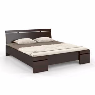 Łóżko drewniane sosnowe SPARTA Maxi 160x200 - palisander