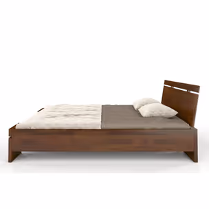 Łóżko drewniane sosnowe SPARTA Maxi&Long 180x220 - orzech