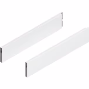 MERIVOBOX BOXCAP, dł.=500 mm, wysokość E, lewy/prawy jedwabiście biały mat