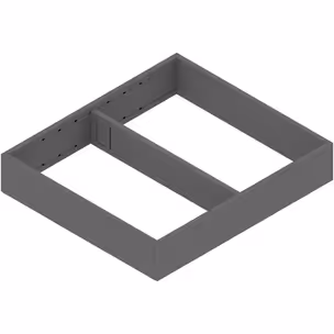 Ramki do szuflady AMBIA-LINE do Legrabox i Merivobox - antracyt / 24.2x27 cm