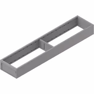 Ramki do szuflady AMBIA-LINE do Legrabox i Merivobox - szary / 10x50 cm