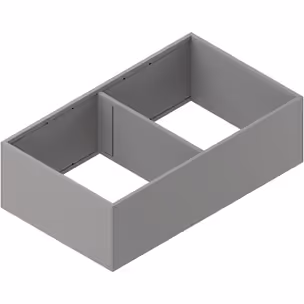 AMBIA-LINE rama, do LEGRABOX/MERIVOBOX szuflady z wysokim frontem, stal, od dł.=400 mm, szerokość=218 mm+szary indium mat*P/U: 1