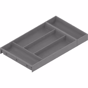 Wkład na sztućce AMBIA-LINE do Legrabox i Merivobox - szary indium / 30x55 cm