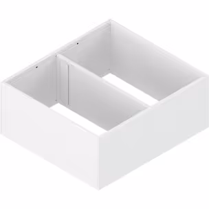 AMBIA-LINE rama, do LEGRABOX/MERIVOBOX szuflady z wysokim frontem, stal, od dł.=270 mm, szerokość=242 mm+jedwabiście biały mat*P/U: 1