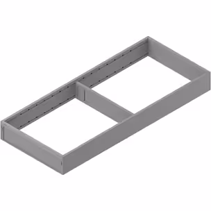 Ramki do szuflady AMBIA-LINE do Legrabox i Merivobox - szary / 20x50 cm
