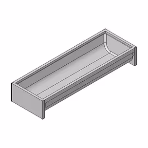 Wkład na sztućce AMBIA-LINE do Legrabox i Merivobox - szary indium / 30x60 cm
