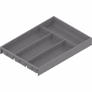 Wkład na sztućce AMBIA-LINE do Legrabox i Merivobox - szary indium / 30x45 cm