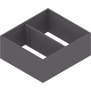 AMBIA-LINE rama, do LEGRABOX/MERIVOBOX szuflady z wysokim frontem, stal, od dł.=270 mm, szerokość=242 mm+antracyt mat*P/U: 1