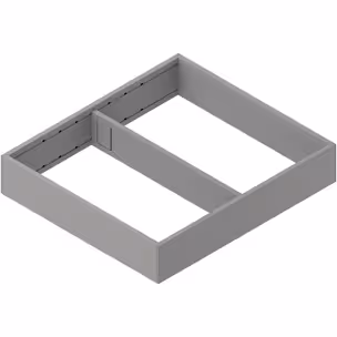 Ramki do szuflady AMBIA-LINE do Legrabox i Merivobox - szary / 24.2x27 cm