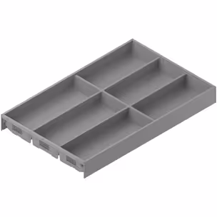 Wkład na sztućce AMBIA-LINE do Legrabox i Merivobox - szary indium / 30x50 cm