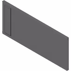 AMBIA-LINE listwa poprzeczna, do LEGRABOX/MERIVOBOX do szuflady z wysokim frontem (ZC7F300RSU), tworzywo+antracyt mat*P/U: 24
