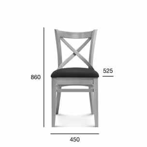 Krzesło A-9907/2 BISTRO 1 tapicerowane
