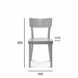 Krzesło dębowe A-9449 SOLID twarde