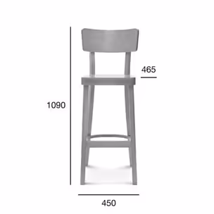 Hoker dębowy BST-9449 SOLID twardy