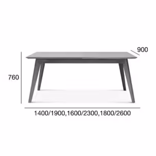 Stół dębowy rozkładany ST-1403 ARCOS 160/230x90
