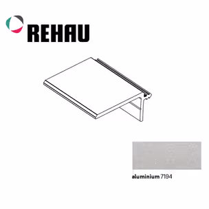 Listwa maskująca z piórem CLASSIC, FLEX, TOP, TOP BASIC - aluminium