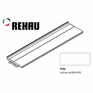 Profil montażowy METALLIC-LINE FRAME do listwy maskującej nakładanej 